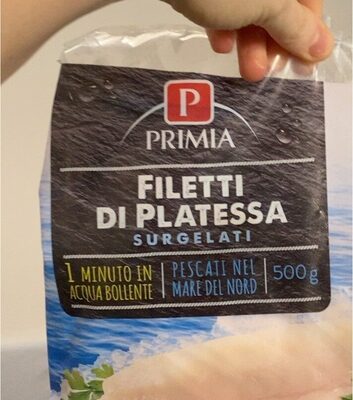 Filetti di platessa front packaging