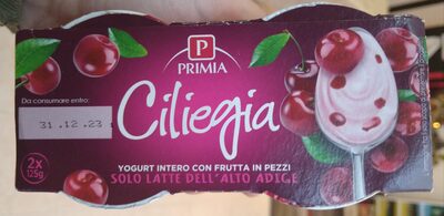 Yogurt intero ciliegia