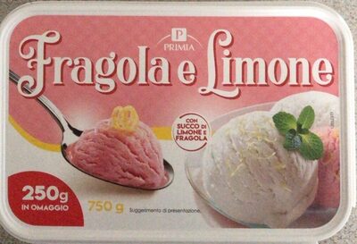 Fragola e limone front packaging
