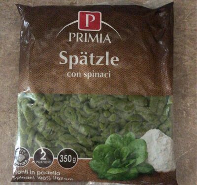 Spatzle con spinaci