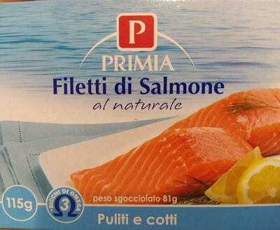 Filetti di salmone al naturale