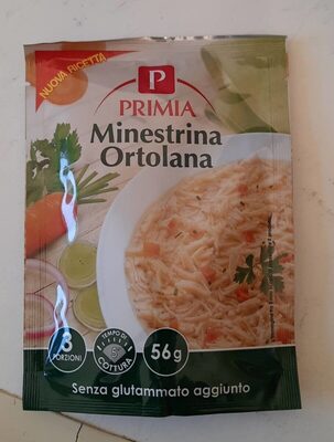 Minestrina ortolana front packaging