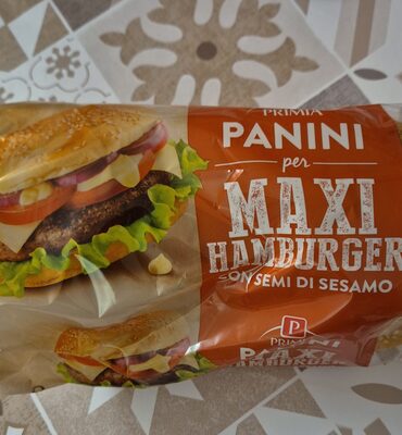 Panini per maxi hamburger