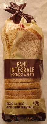 Pane integrale morbido a fette