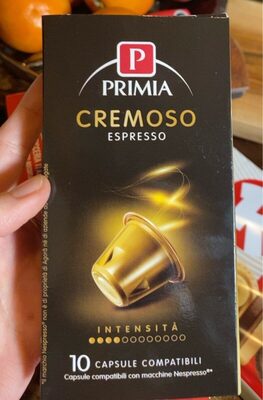 Capsule caffè front packaging