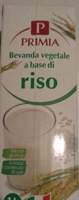 Bevanda vegetale a base di riso