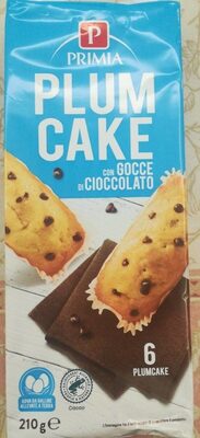 Plum cake con gocce di cioccolato