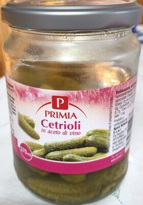 Cetriolini in aceto di vino