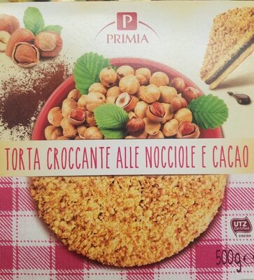 Torta croccante alle nocciole e cacao