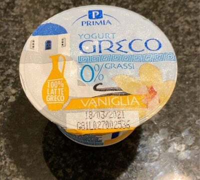 Yogurt Greco Vaniglia 0%