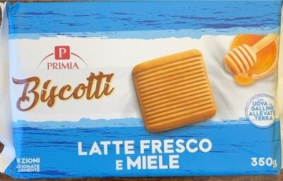 Biscotti latte fresco e miele
