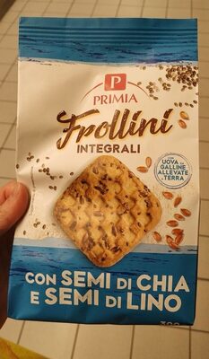 Frollini integrali con semi di chia e lino