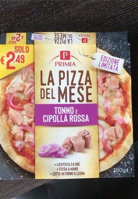 La pizza del mese tonno e cipolla rossa