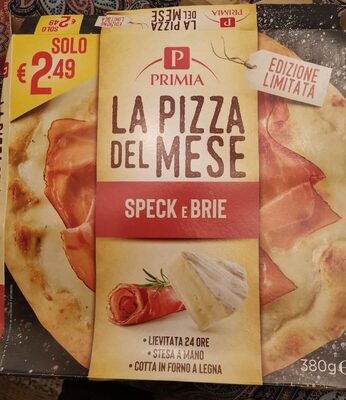 Pizza speck brie