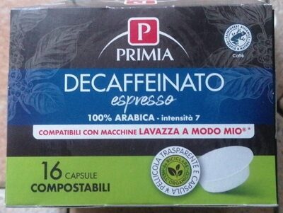 Decaffeinato espresso cialde
