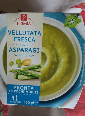 Vellutata fresca con asparagi