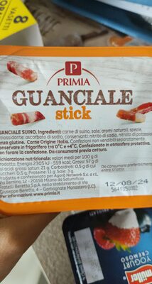 Guanciale stick