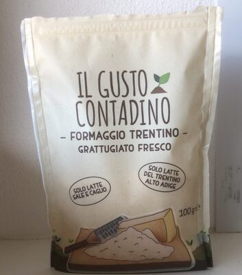 Il gusto contadino - formaggio trentino front packaging