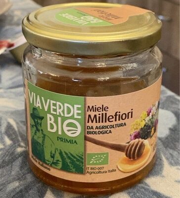 Via Verde Bio Miele Millefiori front packaging