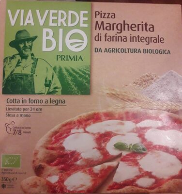 Pizza Margherita di farina integrale front packaging