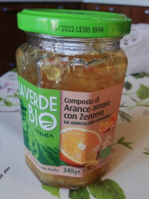 Composta di arance amare con zenzero