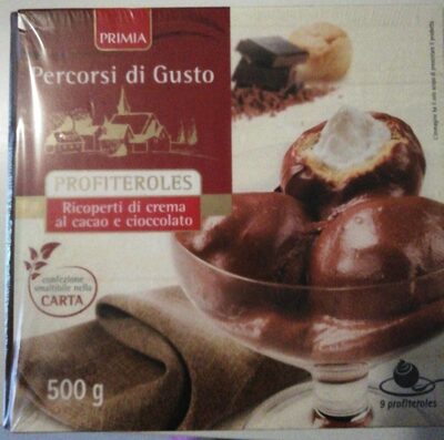 Profiteroles front packaging