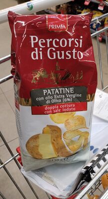 patatine percorsi di gusto front packaging