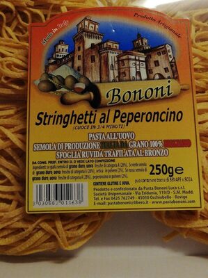 Fettuccine alla bolognese front packaging