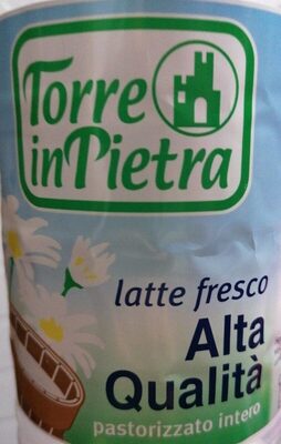 Latte fresco intero alta qualità