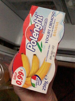 Yogurt banana front packaging