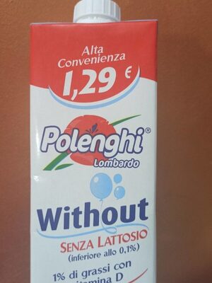 Latte senza lattosio