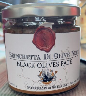 Bruschetta di olive nere