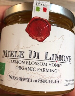Segreti di Sicilia - Lemon Blossom Honey Organic, 250g (8.8oz)