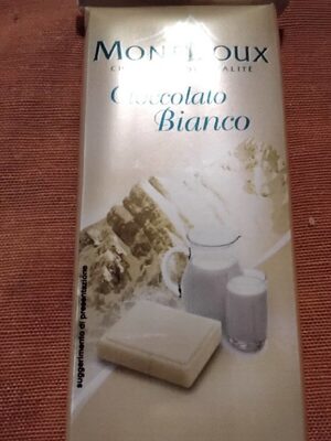 Montdoux cioccolato bianco front packaging