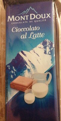 Cioccolato al latte front packaging
