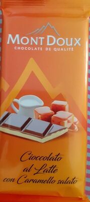 Cioccolato al latte con caramello salato