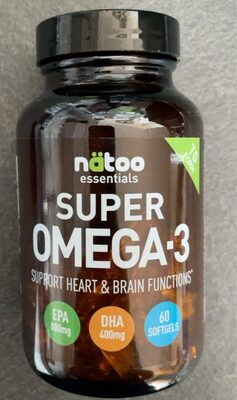 Super Omega-3 front packaging