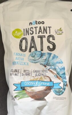 Instant oats front packaging