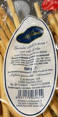 Grissini front packaging