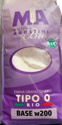 Farina grano tenero tipo 0 bio base w200