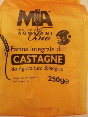 Farina integrale di castagne