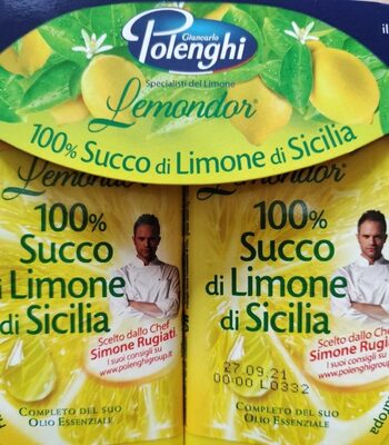 Lemondor 100% succo di sicilia front packaging