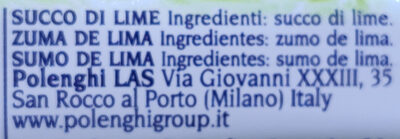 Lemondor ingredients label