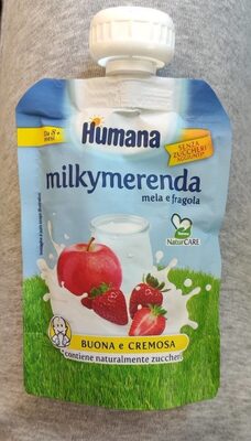 Milkymerenda Mela e Fragola front packaging