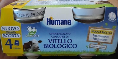 Omogeneizzato con carne di vitello