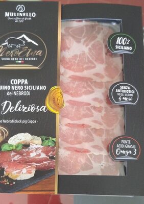 Coppa di suino nero siciliano nero Etna