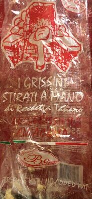 Grissini stirati a mano front packaging