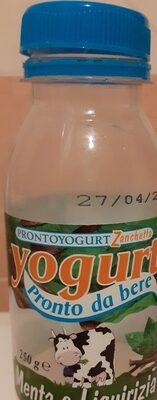 Yogurt menta e liquirizia