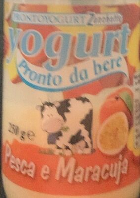 Yogurt pesca e maracuja
