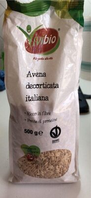Avena decorticata italiana front packaging